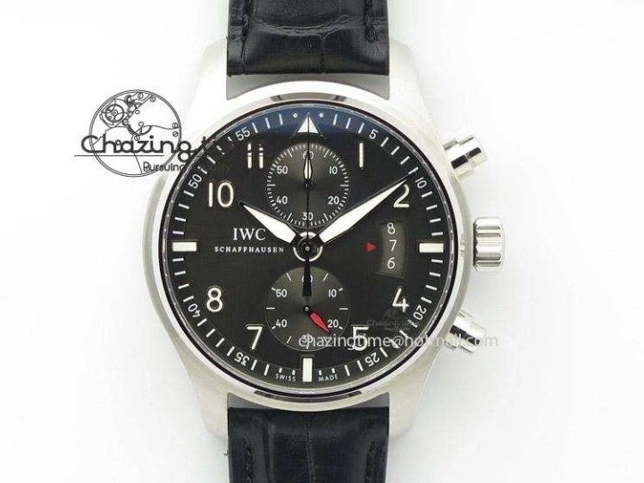 MIROTIME 0403 Portuguese Chrono IW3716 Z+F 1:1 Best Edition White Dial on Gray Rubber Strap A WrinkleFree 7014